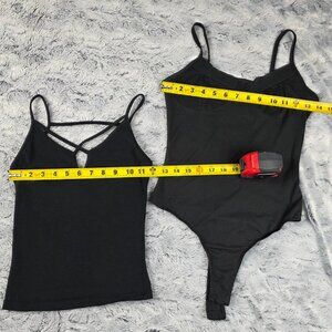 Black Tank Top, Bodysuit xs